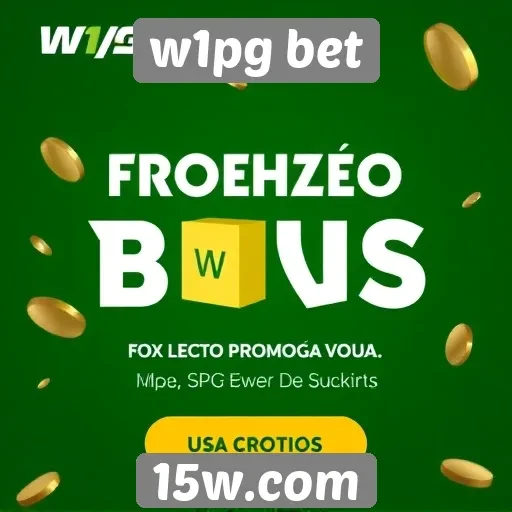 Oferta de bônus na w1pg bet