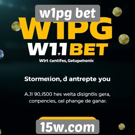 Promoções e bônus atraentes do w1pg bet