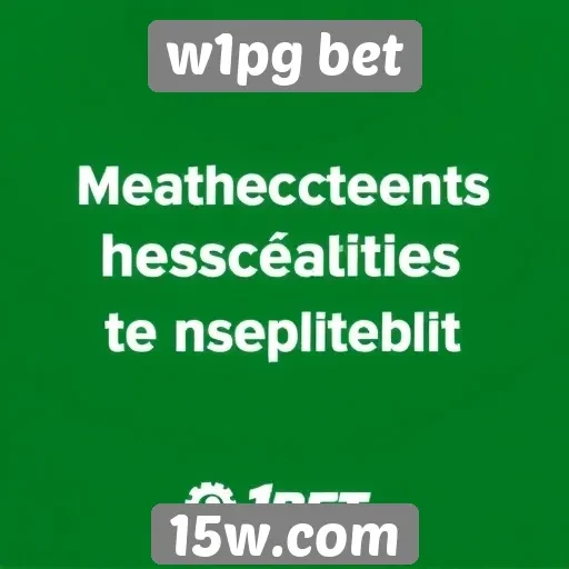 Melhores práticas de jogo responsável no w1pg bet