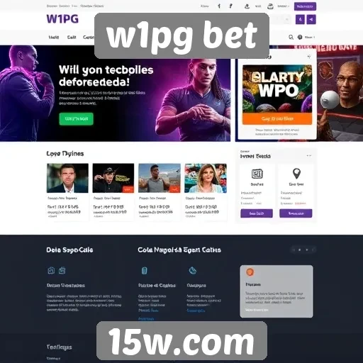 Facilidade de uso da interface do site w1pg bet